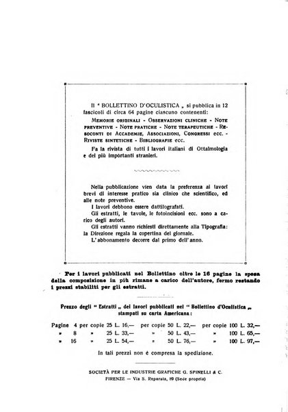 Bollettino d'oculistica periodico d'oculistica pratica