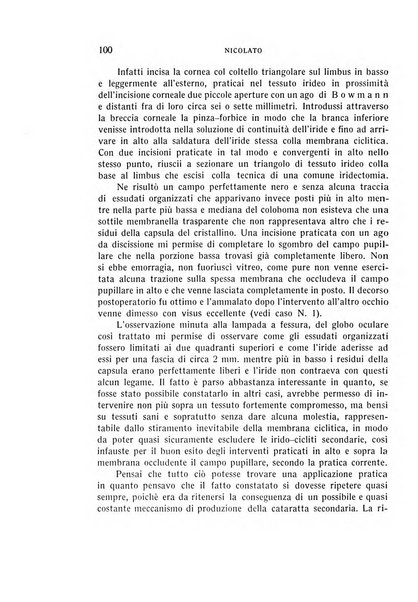 Bollettino d'oculistica periodico d'oculistica pratica