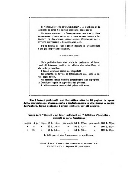 Bollettino d'oculistica periodico d'oculistica pratica