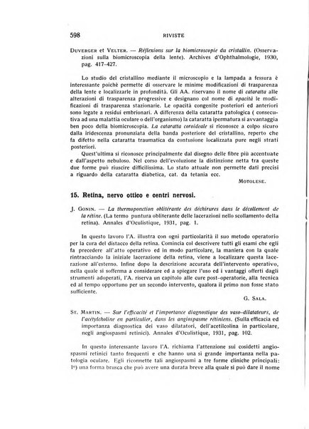 Bollettino d'oculistica periodico d'oculistica pratica