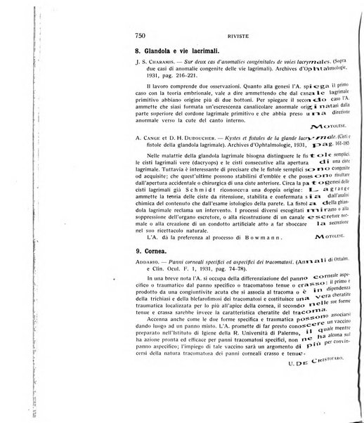 Bollettino d'oculistica periodico d'oculistica pratica