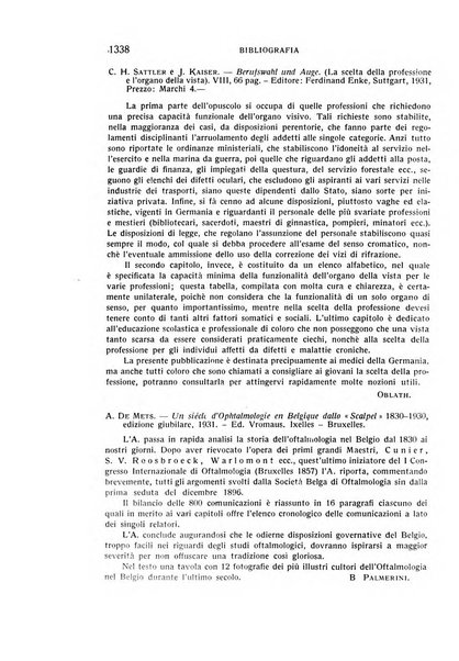 Bollettino d'oculistica periodico d'oculistica pratica