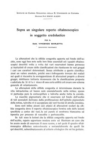 Bollettino d'oculistica periodico d'oculistica pratica