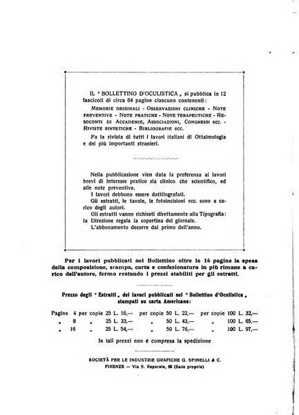 Bollettino d'oculistica periodico d'oculistica pratica