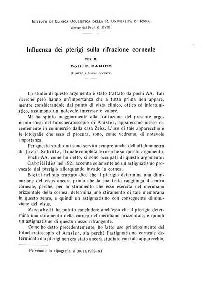 Bollettino d'oculistica periodico d'oculistica pratica