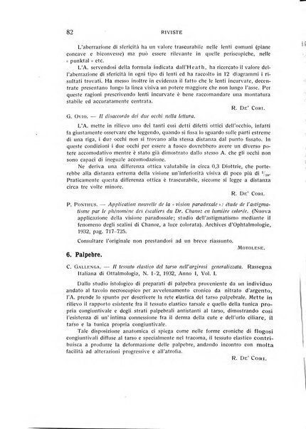 Bollettino d'oculistica periodico d'oculistica pratica