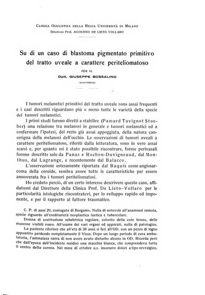 Bollettino d'oculistica periodico d'oculistica pratica