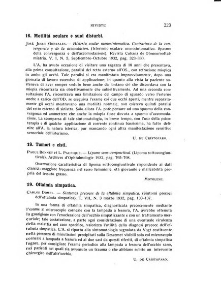 Bollettino d'oculistica periodico d'oculistica pratica