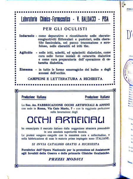 Bollettino d'oculistica periodico d'oculistica pratica