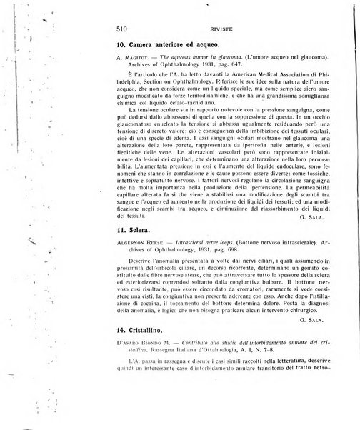 Bollettino d'oculistica periodico d'oculistica pratica