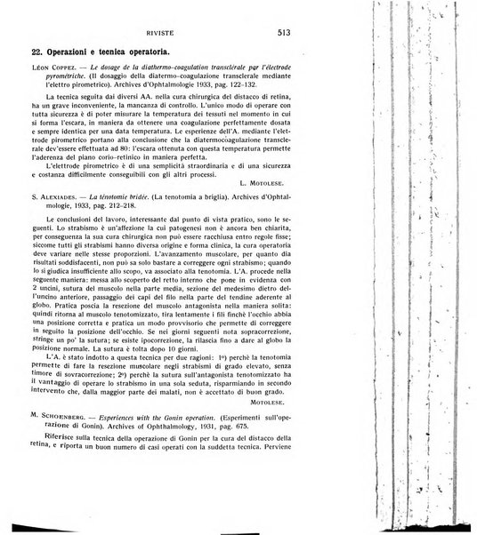 Bollettino d'oculistica periodico d'oculistica pratica