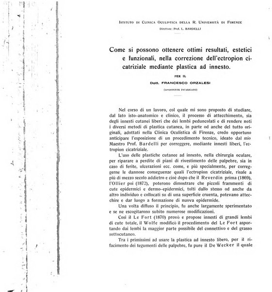 Bollettino d'oculistica periodico d'oculistica pratica