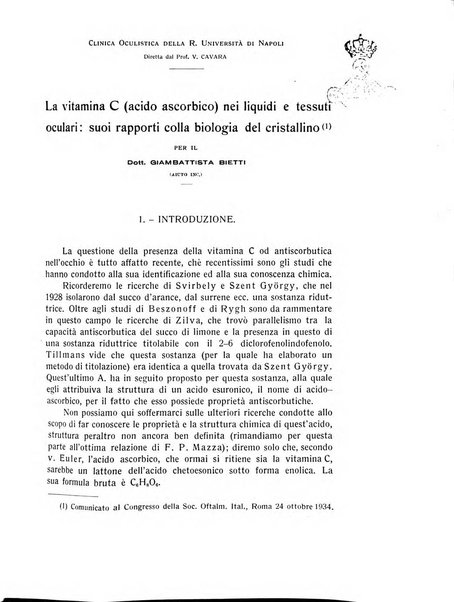 Bollettino d'oculistica periodico d'oculistica pratica