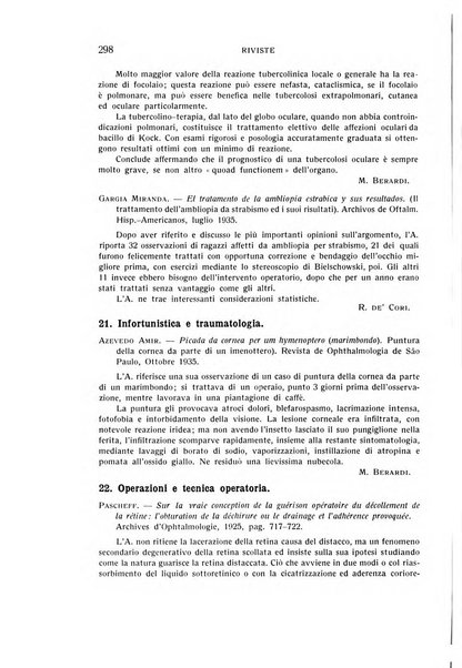 Bollettino d'oculistica periodico d'oculistica pratica