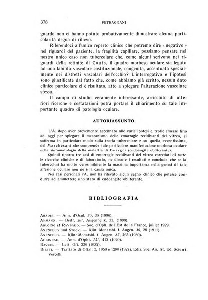 Bollettino d'oculistica periodico d'oculistica pratica