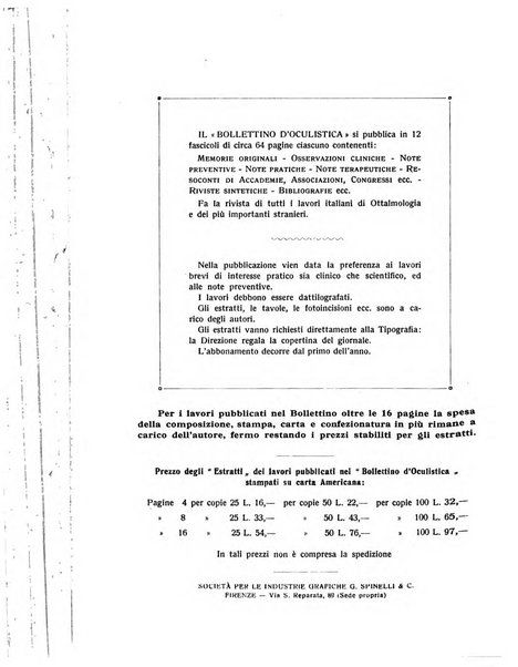 Bollettino d'oculistica periodico d'oculistica pratica