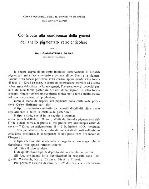 Bollettino d'oculistica periodico d'oculistica pratica