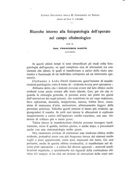 Bollettino d'oculistica periodico d'oculistica pratica