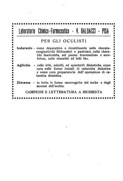 Bollettino d'oculistica periodico d'oculistica pratica