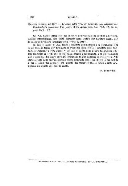 Bollettino d'oculistica periodico d'oculistica pratica