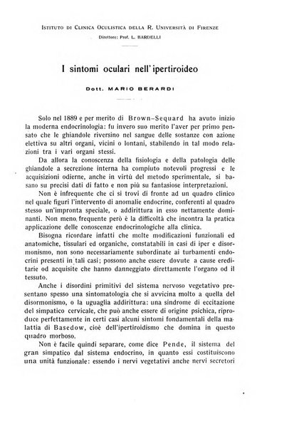 Bollettino d'oculistica periodico d'oculistica pratica