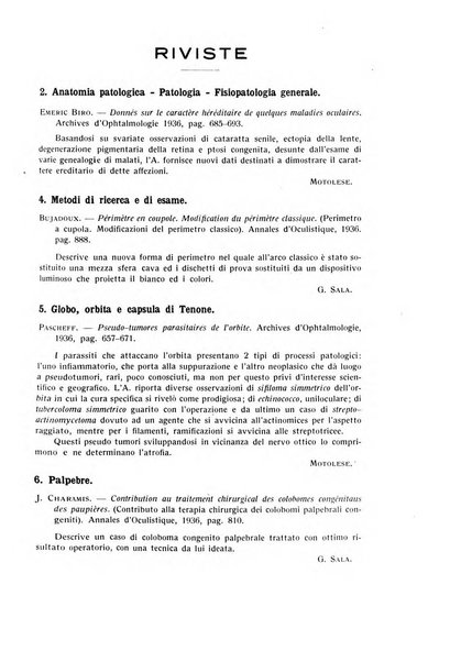 Bollettino d'oculistica periodico d'oculistica pratica