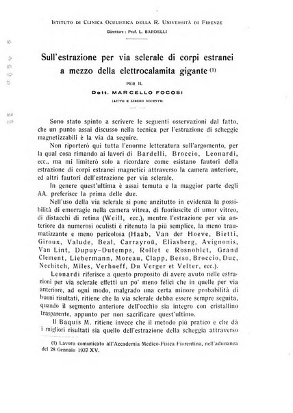 Bollettino d'oculistica periodico d'oculistica pratica