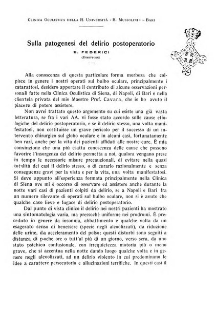 Bollettino d'oculistica periodico d'oculistica pratica