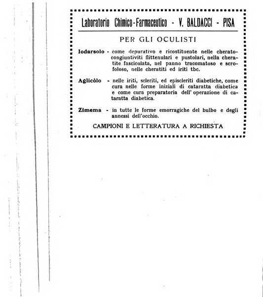 Bollettino d'oculistica periodico d'oculistica pratica