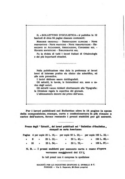 Bollettino d'oculistica periodico d'oculistica pratica