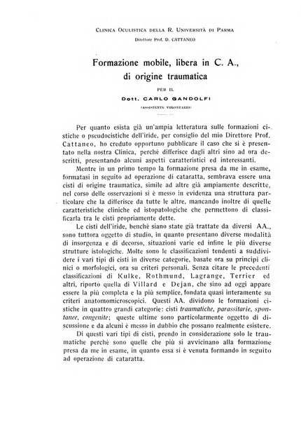 Bollettino d'oculistica periodico d'oculistica pratica