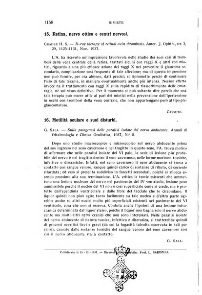 Bollettino d'oculistica periodico d'oculistica pratica