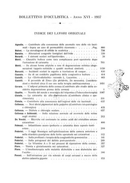 Bollettino d'oculistica periodico d'oculistica pratica