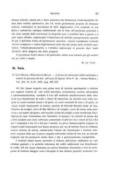 Bollettino d'oculistica periodico d'oculistica pratica