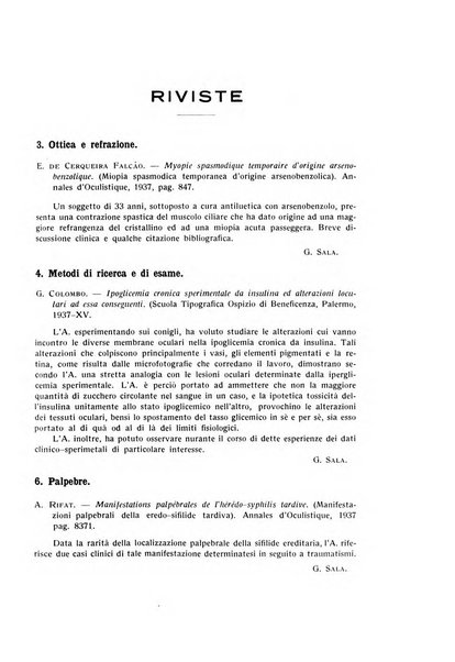 Bollettino d'oculistica periodico d'oculistica pratica