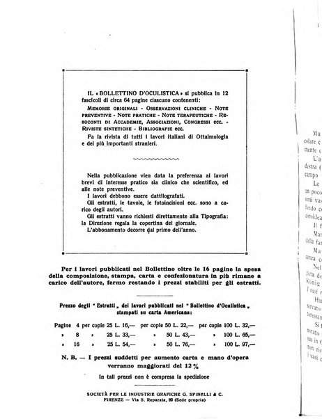 Bollettino d'oculistica periodico d'oculistica pratica