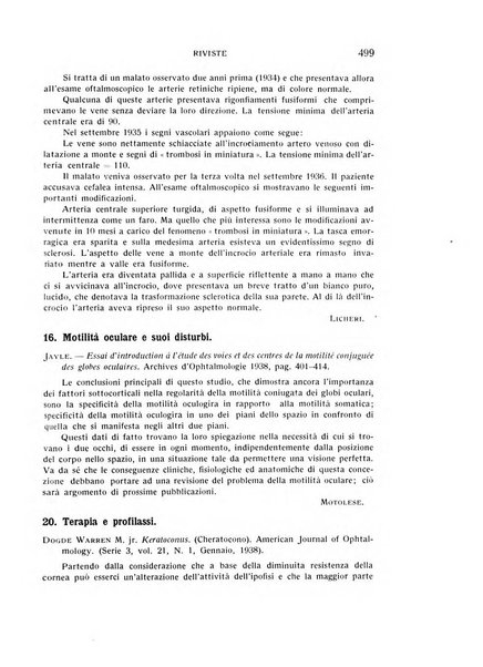 Bollettino d'oculistica periodico d'oculistica pratica