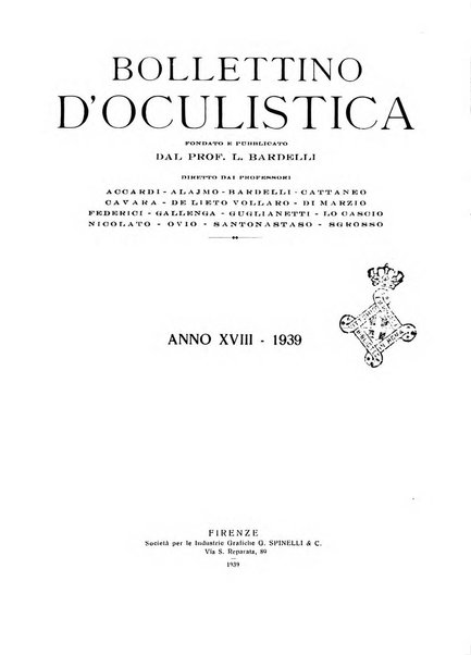 Bollettino d'oculistica periodico d'oculistica pratica