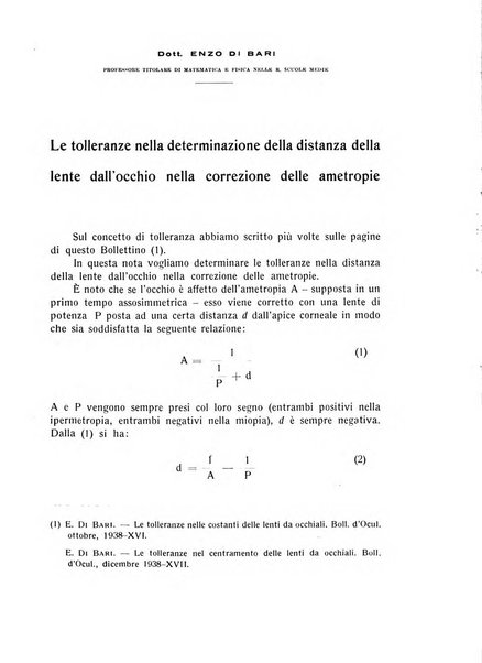 Bollettino d'oculistica periodico d'oculistica pratica