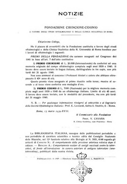 Bollettino d'oculistica periodico d'oculistica pratica