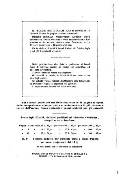 Bollettino d'oculistica periodico d'oculistica pratica