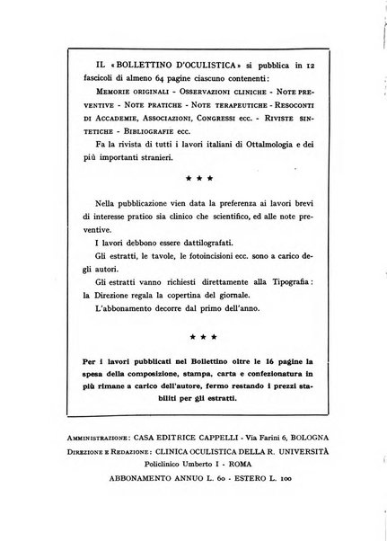 Bollettino d'oculistica periodico d'oculistica pratica