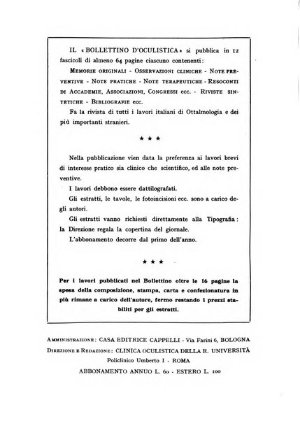 Bollettino d'oculistica periodico d'oculistica pratica