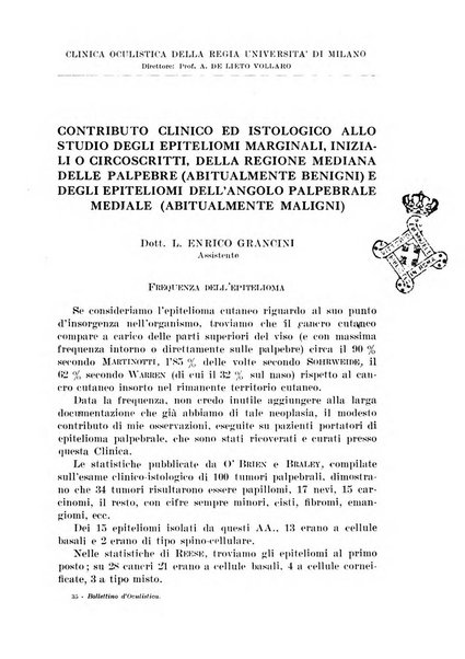 Bollettino d'oculistica periodico d'oculistica pratica