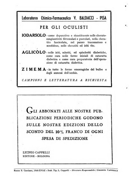 Bollettino d'oculistica periodico d'oculistica pratica