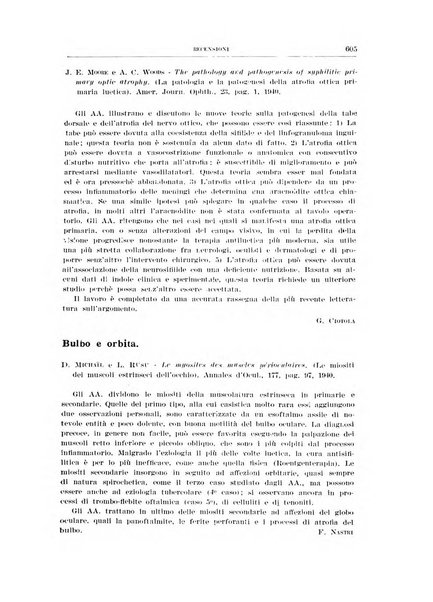 Bollettino d'oculistica periodico d'oculistica pratica