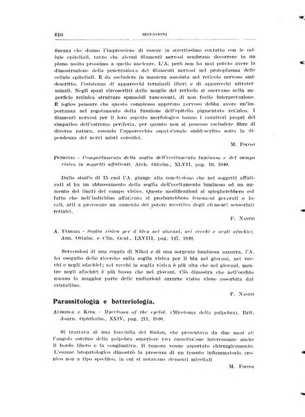 Bollettino d'oculistica periodico d'oculistica pratica