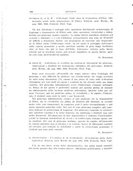 Bollettino d'oculistica periodico d'oculistica pratica