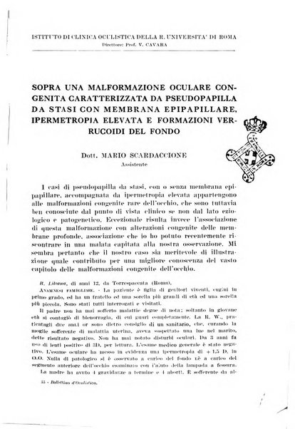 Bollettino d'oculistica periodico d'oculistica pratica