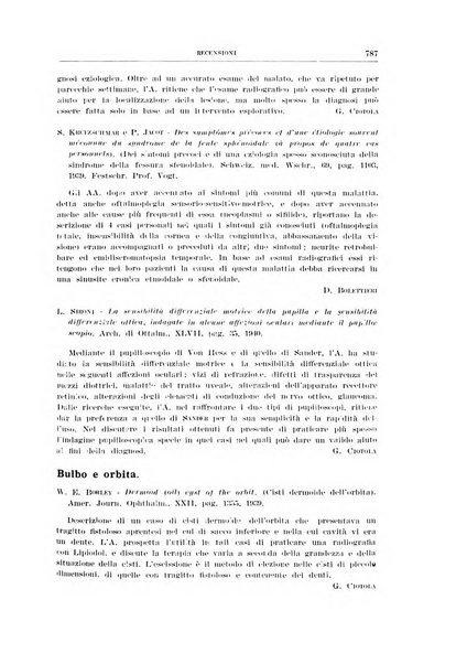 Bollettino d'oculistica periodico d'oculistica pratica